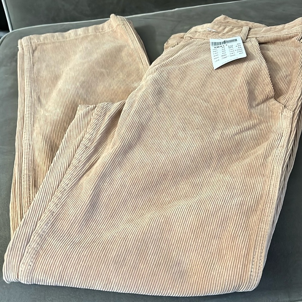 J. Galt pink corduroy pants pockets in front and back NWT